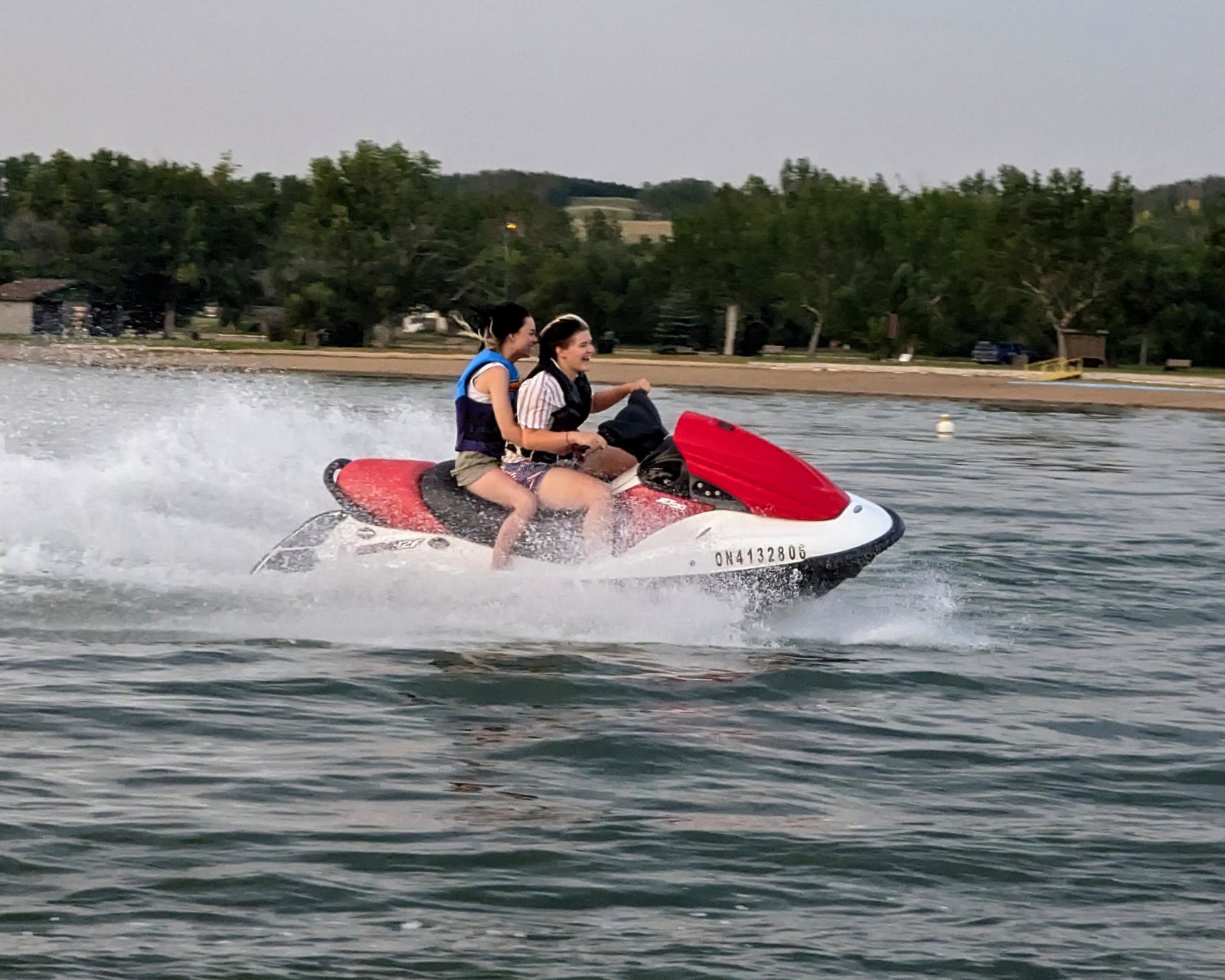 Jet ski rental on open water
